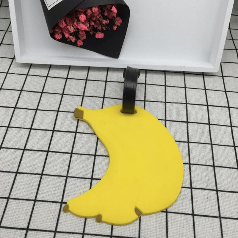 Fruit Cartoon Silicone Luggage Tag for Women/Men Suitcase ID Address Holder Boarding Tag Portable Label Travel Accessories