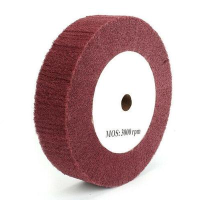 5" Abrasive Nylon Grinding Wheel 320# Non-Woven Flap Polishing Disc