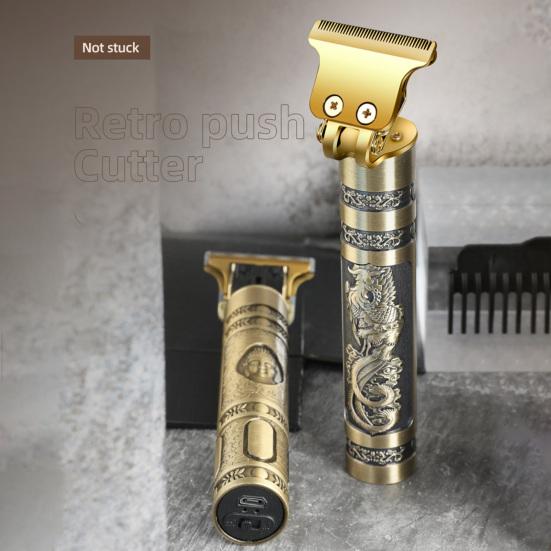 1 Set Haarschnitt Nicht rostend Praktische Null Klinge Abstand Retro Push Cutter Haar Rasierer Schneiden Maschine Haar Trimmer
