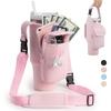 with Strap Carrier Bag Water-resistant Insulating Cup Sleeve Stylish Sling Purses  for Women Men