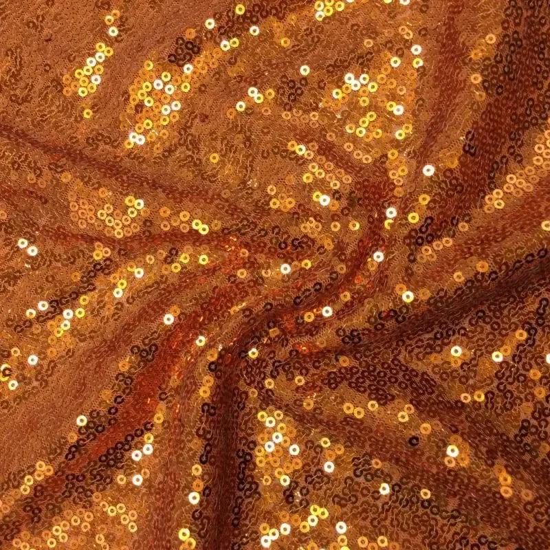 Breite 130x100cm Paillettenstoff 3MM Funkelndes Roségold Silber Glitzerstoff für Kleidung Bühne Party Hochzeit DIV Dekoration Nähen