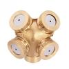 Garden Watering Brass Spray Misting Nozzle Garden Sprinklers Water Connector