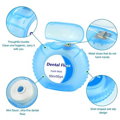 1Pcs Box Mint Dental Floss Roll Cleaning Oral Tools Dental Floss Stick Adult Home Set Cleaning Interdental Brush