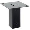 Square Post Base 4 pcs 71 x 71 mm Powder Coated Steel