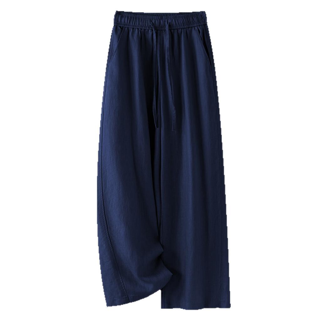 Fashion loose casual drape wide-leg pants women's 1116 summer thin high-waisted thin versatile breathable straight-leg pants