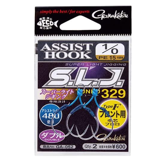 Gamakatsu Assist Hook S.L.J. TUNED329 Type F GA052#4 #4