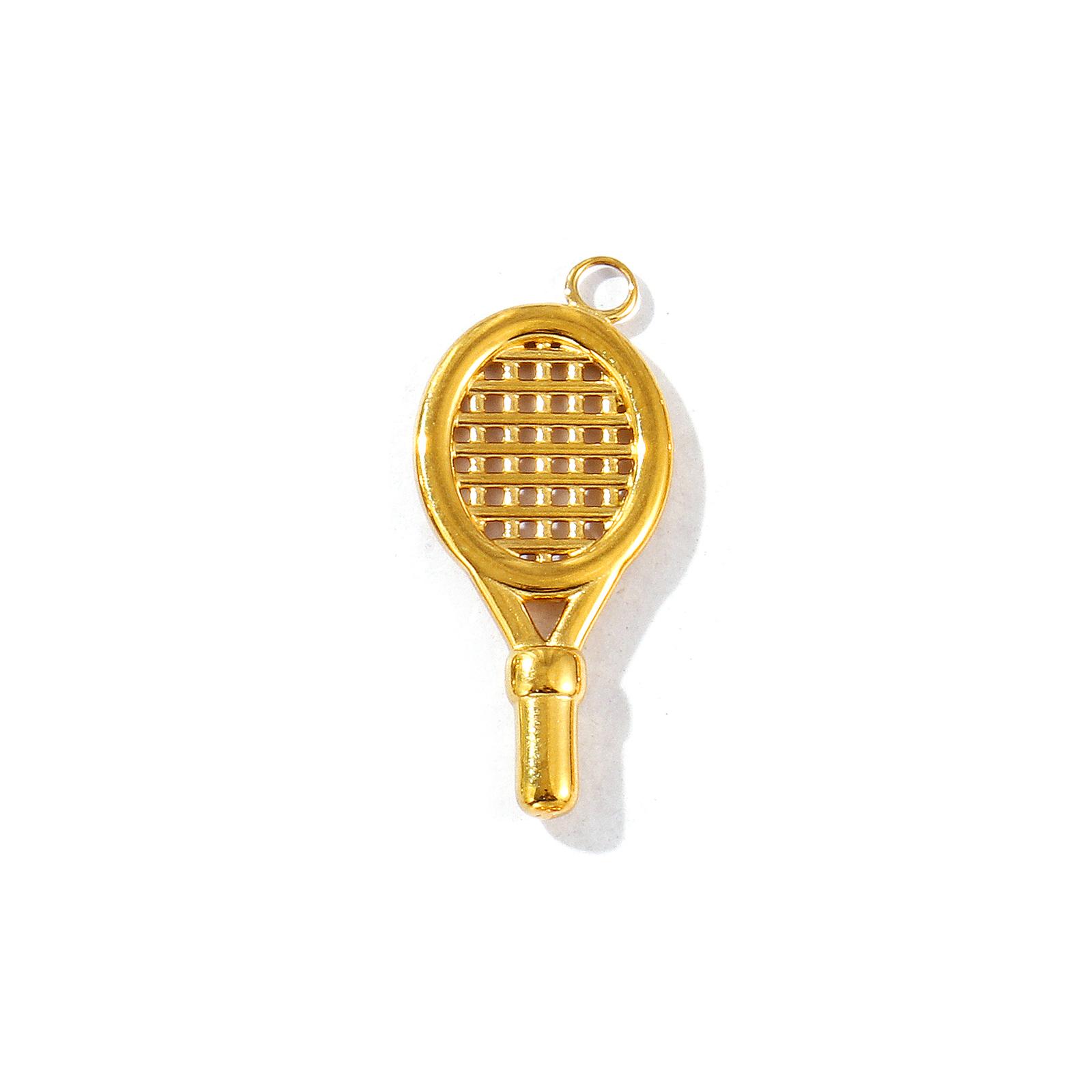 

1 Piece Waterproof 304 Stainless Steel Charms 18k Gold Plated Microphone Sunglasses Handbag Bicycle Pendants For DIY Necklace