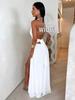 Di Yun Women's Deep V Halter Long Skirt Dress, Spring/Summer 2026 Collection