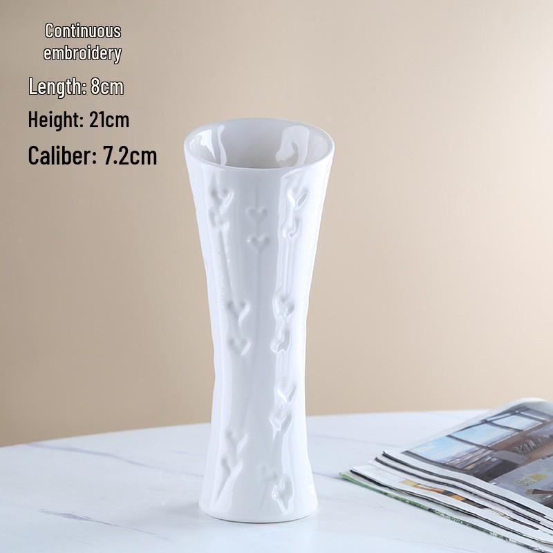 Nordische Keramikvase: Modernes Künstlerisches Blumenarrangement Heimdeko Auslage