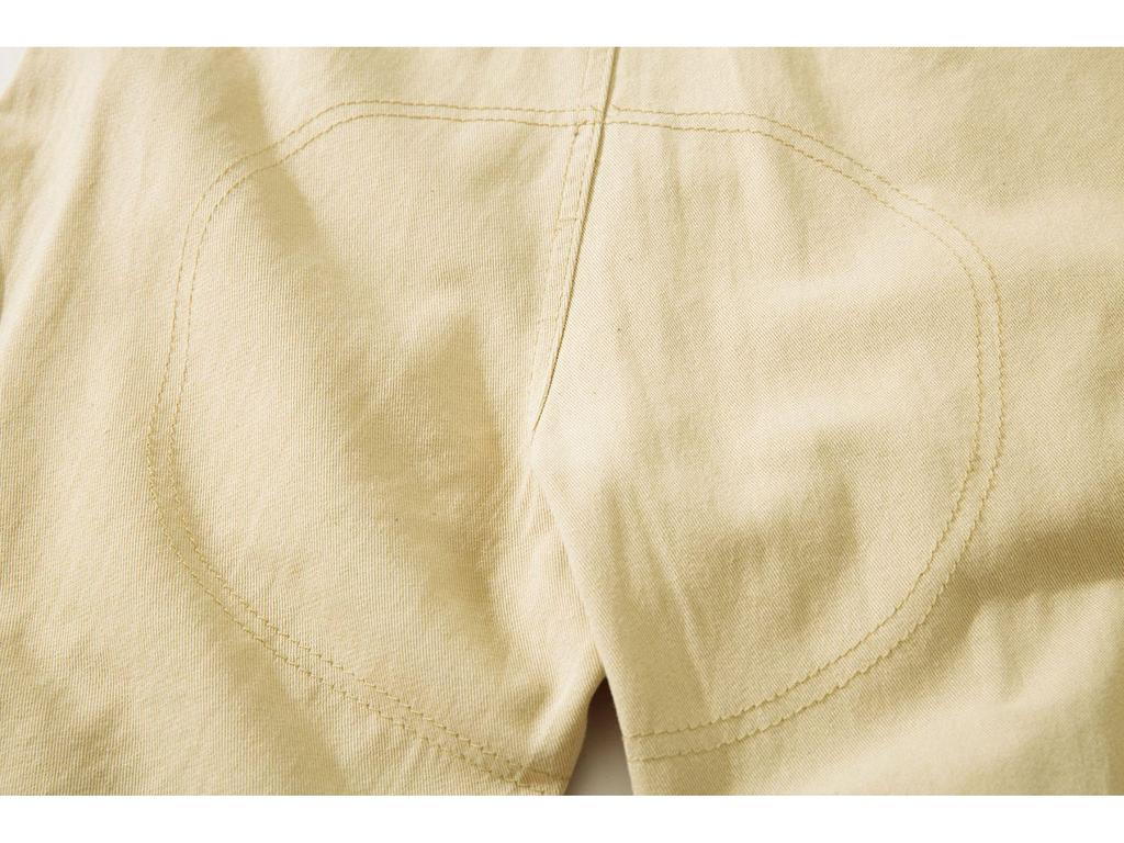 Stone Washed Casual European & American Four-Pocket Loose Solid Color Overalls