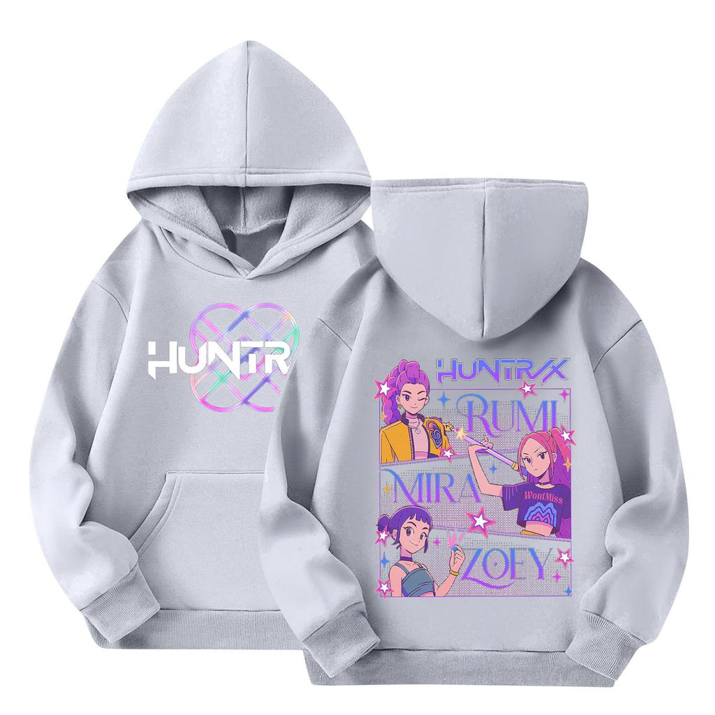 Children's Hooded Gradient Printed Long Sleeved Sweatshirt Loose  Sweatshirt  Sweatshirt