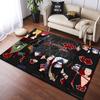 Naruto Anime Carpet Cloud Akatsuki Anime Rug for Boy's Gaming Room Decor Non Slip Style E-sports Swivel Chair Floor Mat