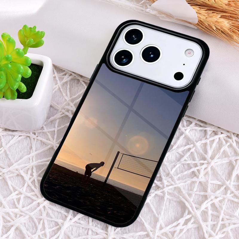 Volleyball Sport Shockproof Phone Case for iPhone 17 Air 16e 15 11 12 14 13 Pro Max Cover Coque