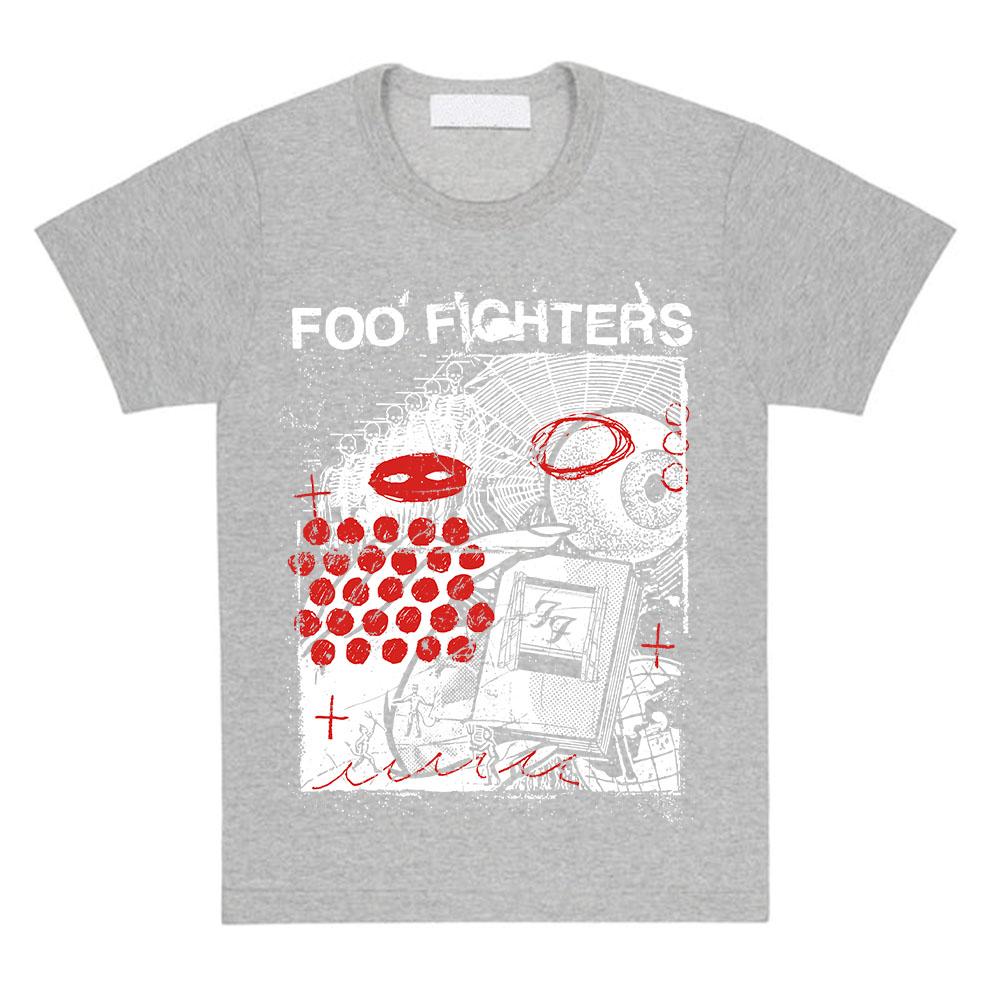 Your Favorite Toy Tee Foooo Fighters Rock Band Design T-shirt Summer Short Sleeve Loose Mens Tshirts  Casual Unisex Streetwear