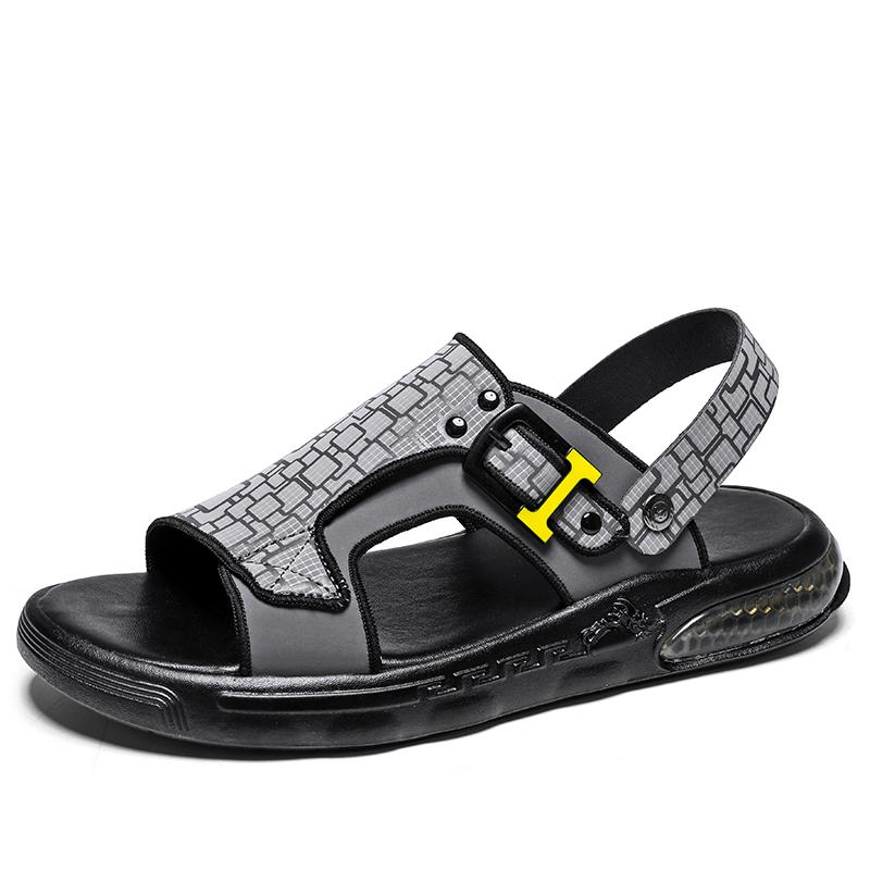 Pánské pantofle ležérní obuv plážové sandály letní venkovní nazouváky kůže chůze pohodlí móda lehký luxusní designérský