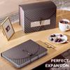 12 Pocket Expanding File Folder, Accordion Organizer with Colorful Tabs, Portable Letter/A4 Document Holder for Office Home