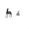 Dog Monkey Buddha Resin Animal Figurine Home Decor Table Centerpiece Sculpture Desk Figure Living