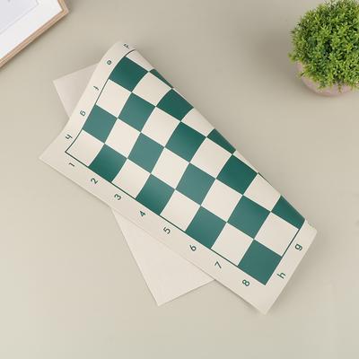 1 szt. 34,5 cm Przenośna Miękka Zwijana Skórzana Trwała Szachownica Do Gier Edukacyjnych Szachownica PVC Skórzana Szachownica