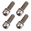 4Pcs M6x18mm Bike Disc Brake Clamp Bolt Fixed Screw with Gasket