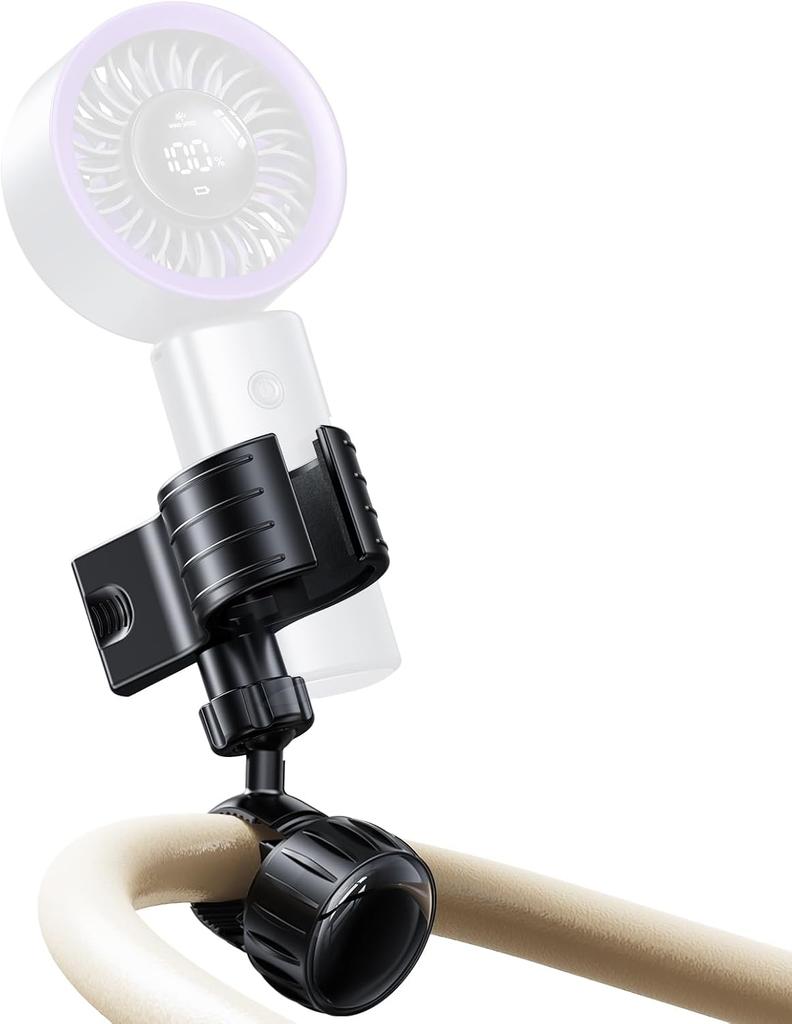 Eary Adjustable Baby Stroller Handheld Fan Holder Clip Universal Handheld Fan Turn To Clip-on Fan Baby Stroller Accessories