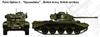 Vespid Model 1/72 British Army A34 Comet Mk.1B Cruiser Tank Plastic Model VPM720004