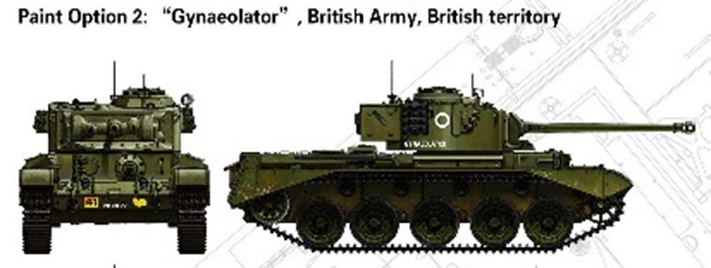 Vespid Model 1/72 British Army A34 Comet Mk.1B Cruiser Tank Plastic Model VPM720004