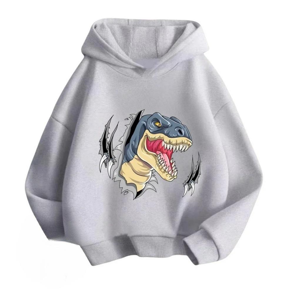 Jurassic World Cartoon Printed Children's Hoodie Autumn/Winter New Girl's Top Comfortable and Warm Hoodie