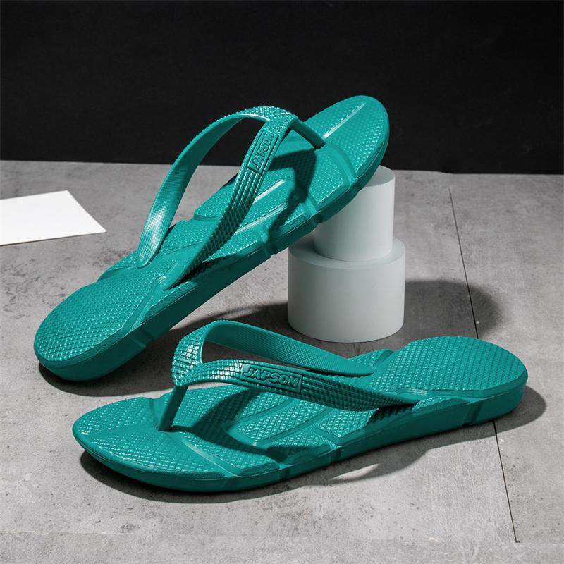 Men's Flip Flops Non-slip Light Bathroom Shoes Quick-dry EVA Sole Comfortable Sandals Summer Outdoor Indoor Plus Size Slides