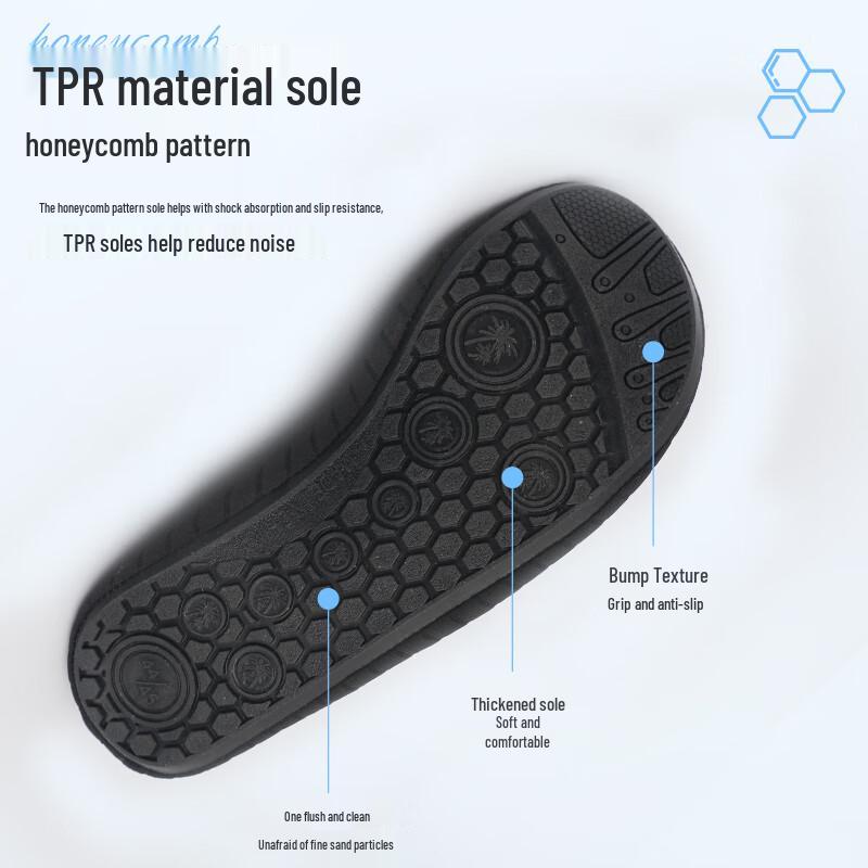 MSEASFREE Silicone Anti-Slip Water Shoes