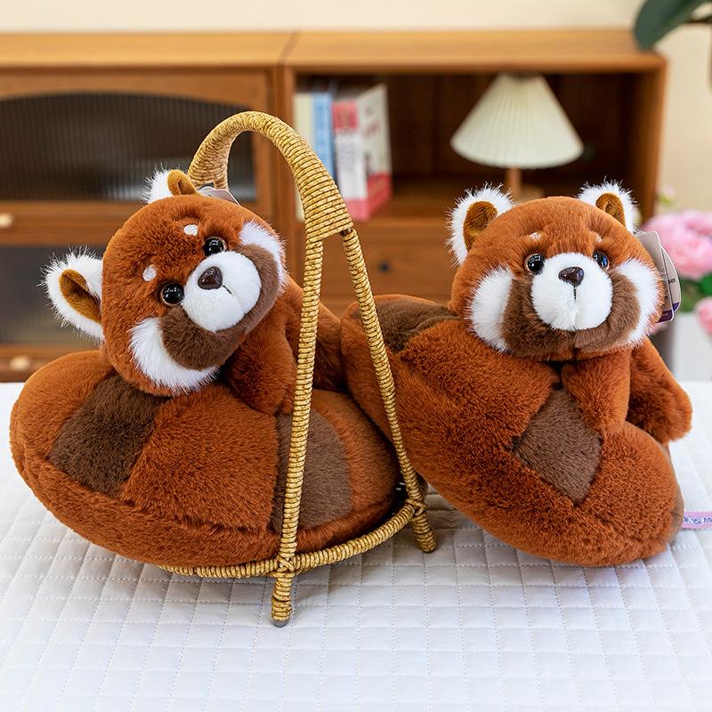 Creative Donut Little Panda Plush Toy Cute Raccoon Doll Children's Soothing Pillow