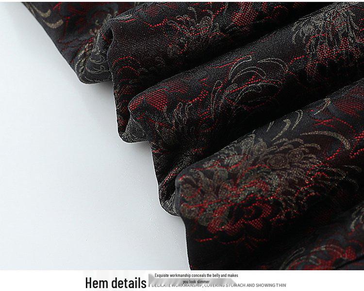 Grandma's Winter Cotton Padded Jacket - New Chinese Style, Thickened, Plus Size, Velvet Lining for Elderly Women