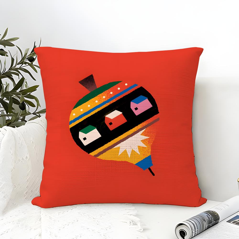 Color Illustrator W-Willian Santiago Art 3 Pillow Case Linen Pillow Case Sofa Home Decor Cushion Cover Cushion Cove