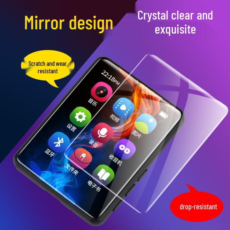 Portable Touchscreen MP4 Player with Bluetooth, External Speaker & MP3 Support - Student Edition