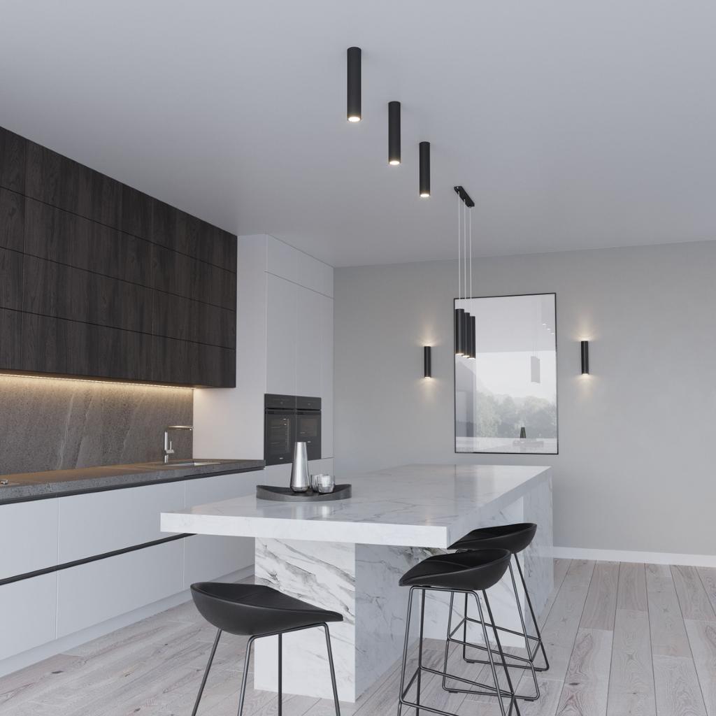 Hanging Lamp Lagos 1 Gu10 Black Sollux Sl.0327