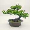 Zielone Sztuczne Drzewko Bonsai Sosna Pozdrowień Sztuczna Roślina w Doniczce Sztuczna Roślina Zielona Dekoracja Domu