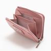 JILL STUART Women's Melty L-Shaped Zipper Wallet, Vivid Plate, Slim Fit, Pink (JSLW4BS2)