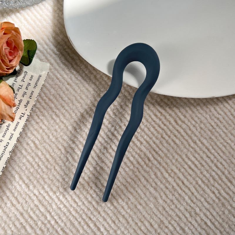 Elegante Haarnadel in U-Form im chinesischen Stil, schlichte Dutt-Haarspange, Haarnadel, Kopfschmuck