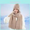 Wool Blend Knit Hat Scarf Gloves Set For Winter Warmth And Cold Protection