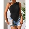 New Summer Casual Temperament Slim Fit Sexy Vest T-Shirt Sleeveless Suspender Versatile Top Strapless Women