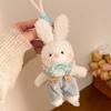 Cute Plush Doll Keychain Hanging Plush Rabbit Key Ring Creative Bear Plush Pendant  Daily Use