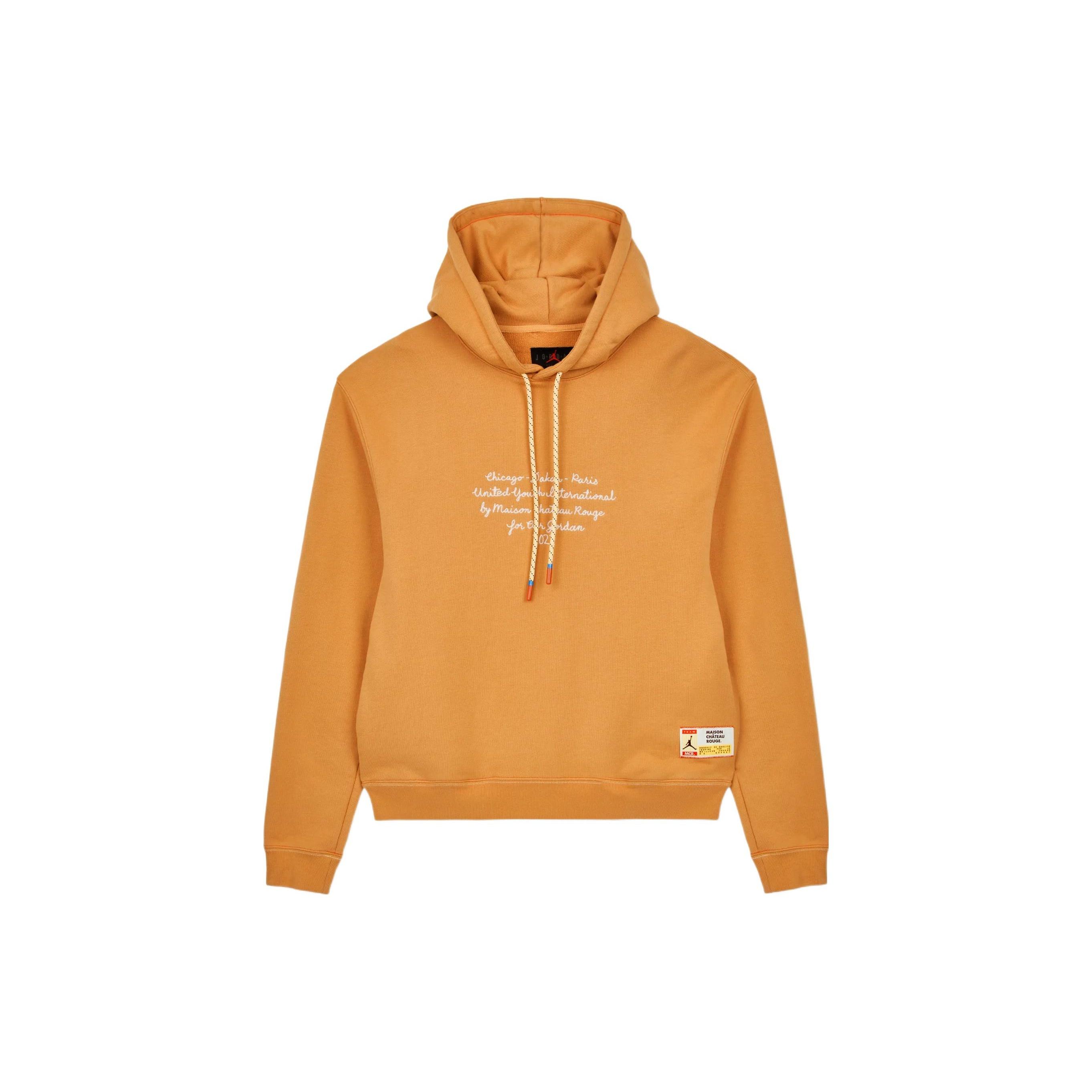 Air Jordan x Maison Chateau Rouge Crossover Hoodie Orange Men s DJ9773-839 L
