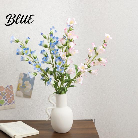 Faux Floral Decor for Photography Artificial Lily of The Valley Flowers Realistic Bellflower Bouquet Wedding Table Centerpieces And Arrangements,