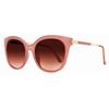 Suzy Levian Women S Pink overSize lenS roSe Gold Accent SunglaSSeS Pink