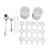 Coffee Decorating Stencils Coffee Carving Pen Set Stainless Steel Portable Latte Art Pen Coffee