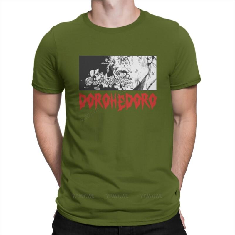 Dorohedoro Mushroom Magix TShirts Unisex Anime Unisexga Casual Cotton Tee Shirt Crew Neck Short Sleeve T Shirts Gift Idea