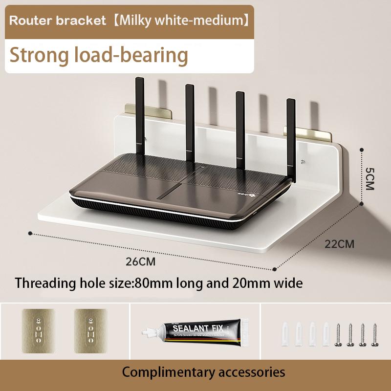 Router Rack Storage Box Projector Stand Holder Wall Modem Sundries Organization DVD Player TV Set-Top Box Holder Rack Shelf