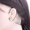 No Pierced Fake Ear Jewelry Leaves Korean Ear Cuff Clip On Earrings Crystal Women Left Ear Clip