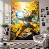 Tapestry ścienne Sztuka Naruto Uzumaki Wisząca tkanina Dekoracyjne pokrycie tła do dekoracji pokoju