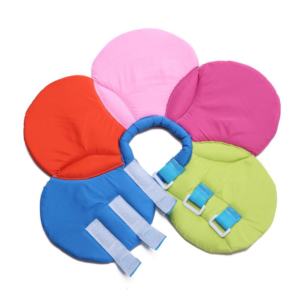 Comfortable Protective Pet Recovery Collar Prevent Biting & Scratching Tool Colorful Flower Shape Collar