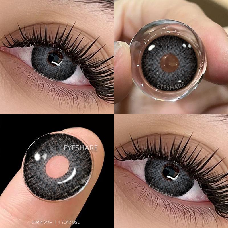 

Eyeshare Контактные линзы натурального цвета для глаз сине-серые цветные линзы для глаз красивые зрачки макияж глаз косметические цветные линзы 2 шт.